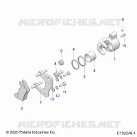 BRAKES, BRAKE PINZA FRENO ANTERIORE