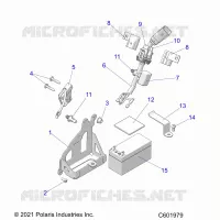 ELETTRICO, BATTERY, MANUAL START POWER UP COMPONENTS