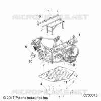 CHASSIS, TELAIO PRINCIPALE AND SKID PLATES