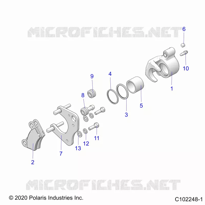 BRAKES, BRAKE PINZA FRENO ANTERIORE (TO 8/16/2021)