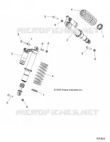 SUSPENSION, SHOCK ANTERIORE MOUNTING