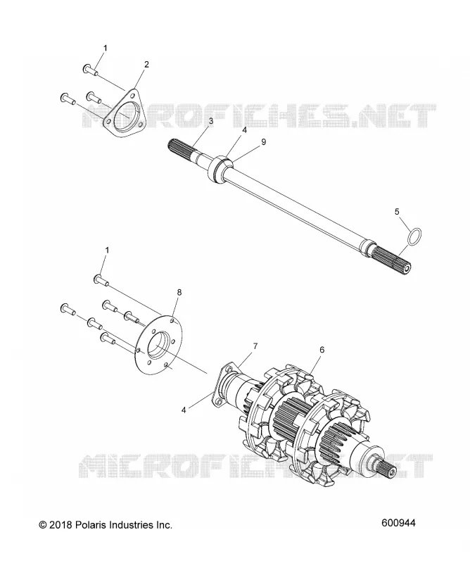 TRASMISSIONE, JACKSHAFT AND DRIVESHAFT