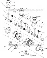 PISTONEEE   ALBERO MOTORE 600 XCR SP 0965677 AND EUROPEAN 600 XCR SP E965677 (4932063206D004)