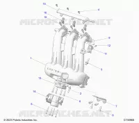 ENGINE, INTAKE MANIFOLD, CORPO FARFALLATO, FUEL RAIL