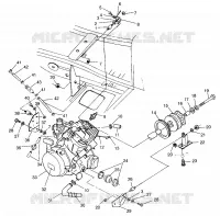 MONTAGGIO DEL MOTORE (SPORT) Sport 400L W97BA38C (4940124012A009)