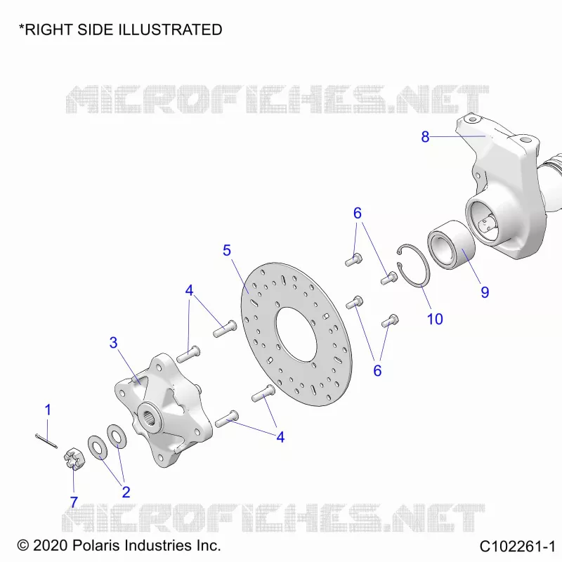 SOSPENSIONI ANTERIORI HUB, CARRIER, AND BRAKE DISC