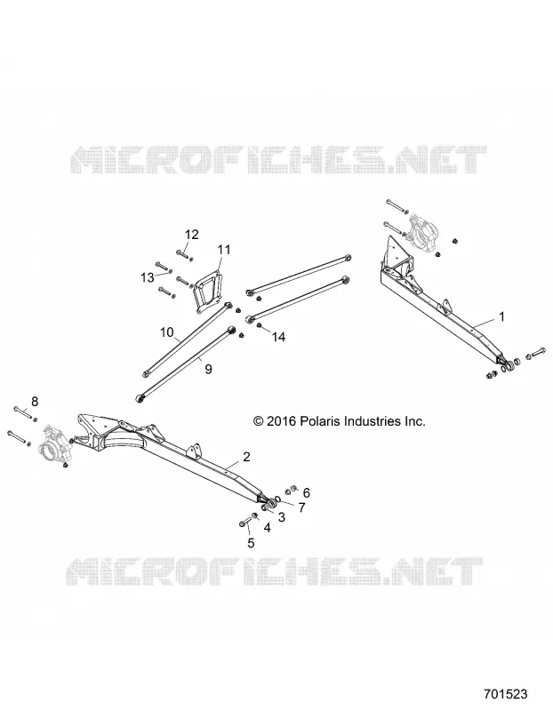 SOSPENSIONE POSTERIORE CONTROL ARMS