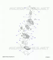 ENGINE, CRANKCASE AND ALBERO MOTORE