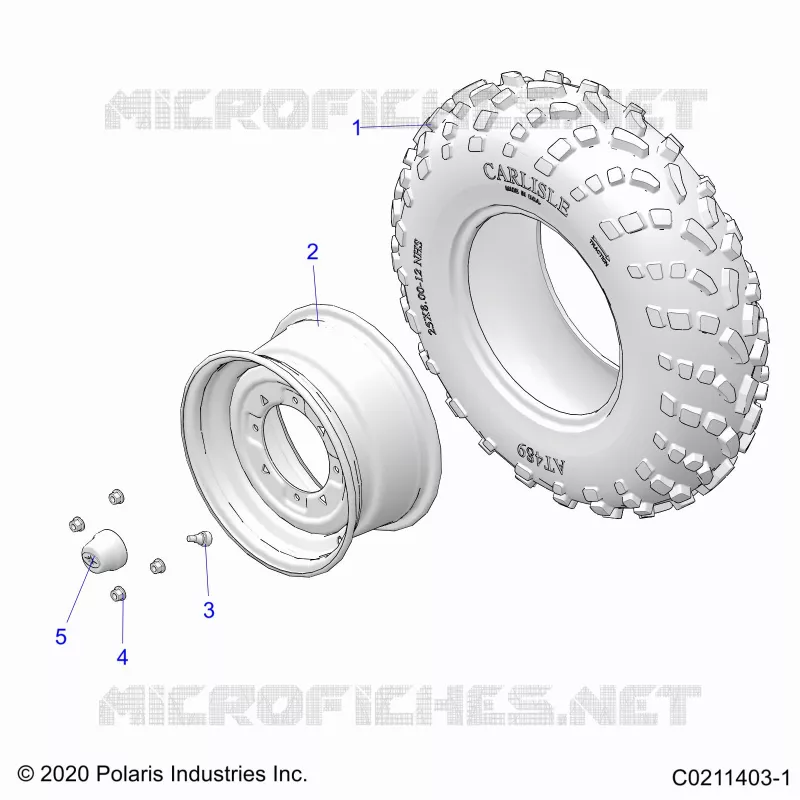 RUOTAS, FRONT TIRE