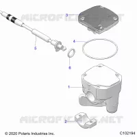 TIMONE, CONTROLS, THROTTLE ASM. AND CABLE
