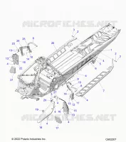 CHASSIS, PROTEZIONE FRIZIONE,  FOOTRESTS, AND RUNNING BOARDS