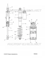 SUSPENSION, AMMORTIZZATORE POSTERIORE TRACK