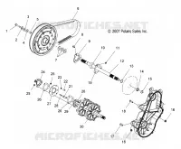 TRASMISSIONE, ALBERO DI TRASMISSIONE, JACKSHAFT and DRIVE BELT