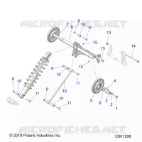 SUSPENSION, POSTERIORE COPPIA ARM