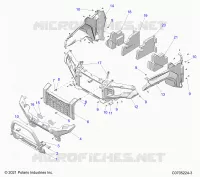 PARAURTI ANTERIORE, FACIA, GRILLE, AND FLARES