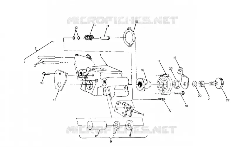 FRENO POSTERIORE MONTAGGIO 250 2X4 / W927527 (4922862286030A)