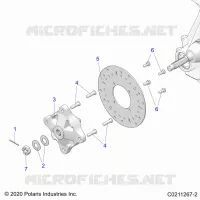 SOSPENSIONI ANTERIORI HUB AND BRAKE DISC