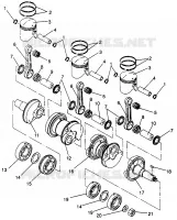 PISTONEEE   ALBERO MOTORE STORM 0965782, STORM SKS 0965582,  EURO STORM E965782 (4931593159D004)