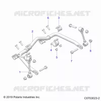 SUSPENSION, FRONT BARRA DI STABILIZZAZIONE