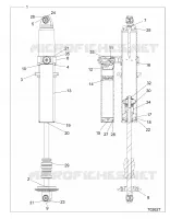 SOSPENSIONE POSTERIORE SHOCK INTERNALS-  Z21PAE92AE/AN/BE/BN (C700165-2)
