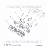 ENGINE, REED VALVE AND CORPO FARFALLATO ADAPTOR