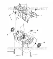 CARTER ASSEMBLY 440 XCR / 0931760 (4923022302029A)