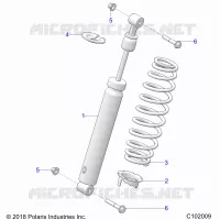 SUSPENSION, SHOCK ANTERIORE