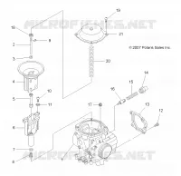 MOTORE, CARBURATORE UPPER