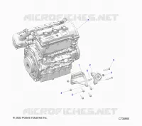 MOTORE, MOUNTING  AND LONG BLOCK- R24XAE1RAH/BH (C730955)
