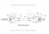 DRIVE TRAIN, TRANSMISSIONE ANTERIORE SHAFT