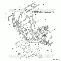CHASSIS, TELAIO PRINCIPALE AND SKID PLATES