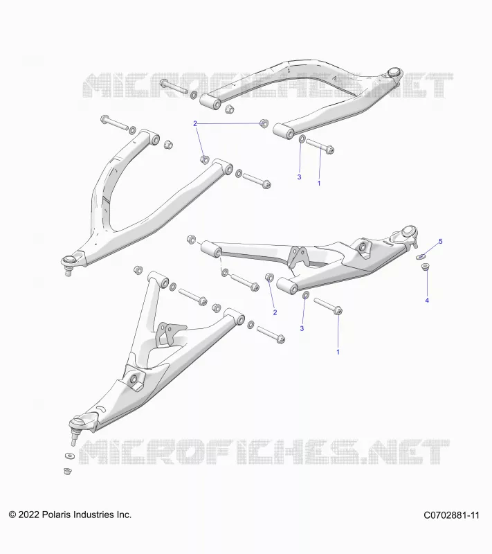 SOSPENSIONI ANTERIORI CONTROL ARMS MOUNTING