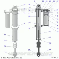 SOSPENSIONE POSTERIORE SHOCK INTERNALS
