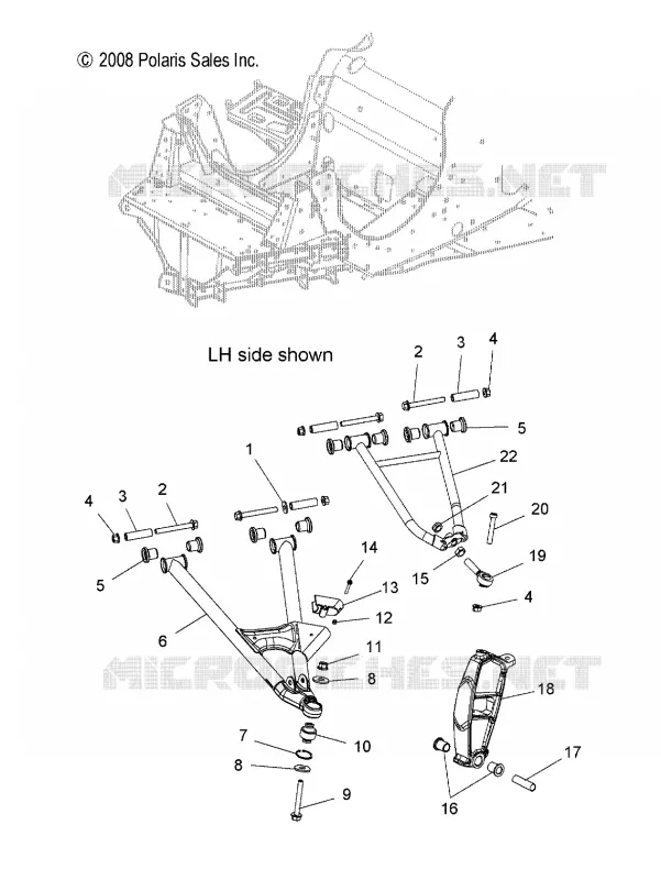 SOSPENSIONI ANTERIORI, CONTROL ARMS and SPINDLE
