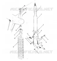 ANTERIORE MONTANTE ASSEMBLY (4915951595010A)