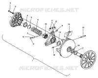 TRASMISSIONE FRIZIONE 500 EFI 0963774 and EUROPEAN 500 EFI E963774 (4936183618B014)