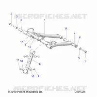 SUSPENSION, ANTERIORE COPPIA ARM