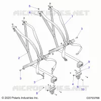 SEDE BELT MOUNTING 6 POINT