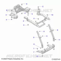 RACK ANTERIORE SUPPORT