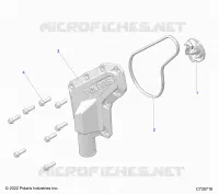 MOTORE, WATERPUMP IMPELLER AND COVER
