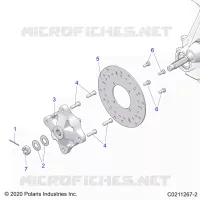 SOSPENSIONI ANTERIORI HUB AND BRAKE DISC
