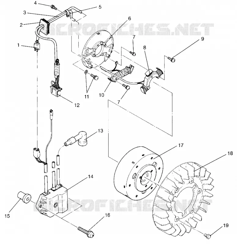 MAGNETO SPORT 0960443, SPORT TOURING 0960243 AND EUROPEAN SPORT TOURING E96 (4932223222D003)