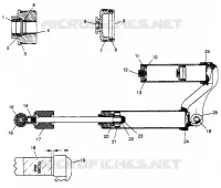 FOX SHOCK, GAS, RESEVOIR SCRAMBLER 400L W97BC38C (4939893989C012)