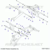SOSPENSIONE POSTERIORE CONTROL ARM MOUNTING