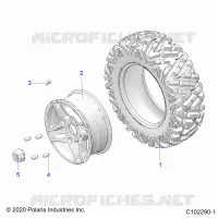 RUOTAS, FRONT TIRE