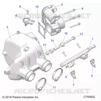 ENGINE, PRESA D'ARIA MANIFOLD