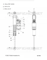 SUSPENSION, AMMORTIZZATORE POSTERIORE TRACK