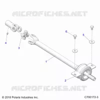 TRASMISSIONE, MID PROP SHAFT