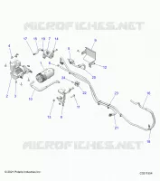 SISTEMA DI ALIMENTAZIONE CARBURANTE, FUEL TANK EVAP SYSTEM.