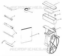 KIT DI STRUMENTI  TRAIL 0952761, TRAIL DELUXE 0952262,   and EUROPEAN TRAIL DELUXE (4928862886B014)